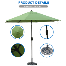 Metal Frame large market outdoor beach umbrella